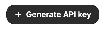 The Generate API key button on the Brevo SMTP and API page